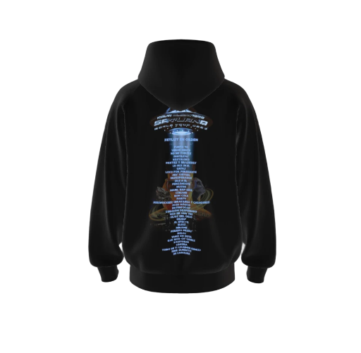 Sudadera Album Saturno Concierto Negra