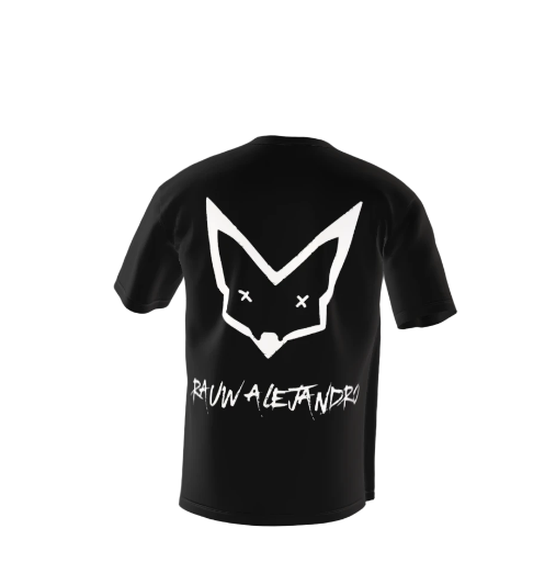 RA-RAUW T-SHIRT BLACK