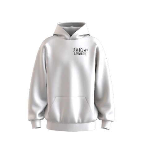 ULTRAVIOLENCE LANA DEL REY, WHITE HOODIE