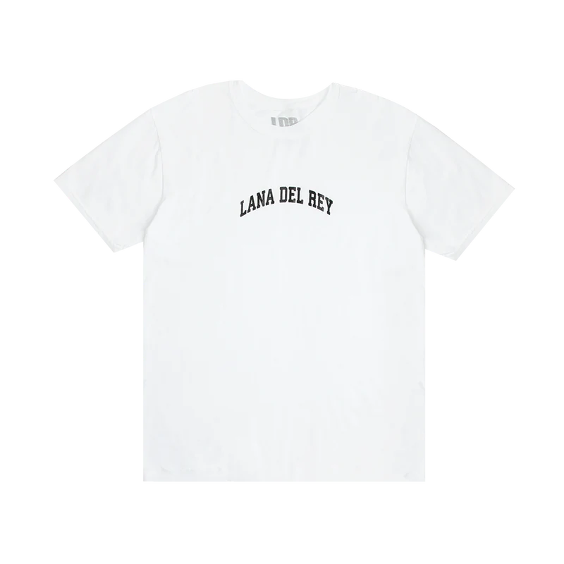 White T-Shirt With Lana Del Rey Logo