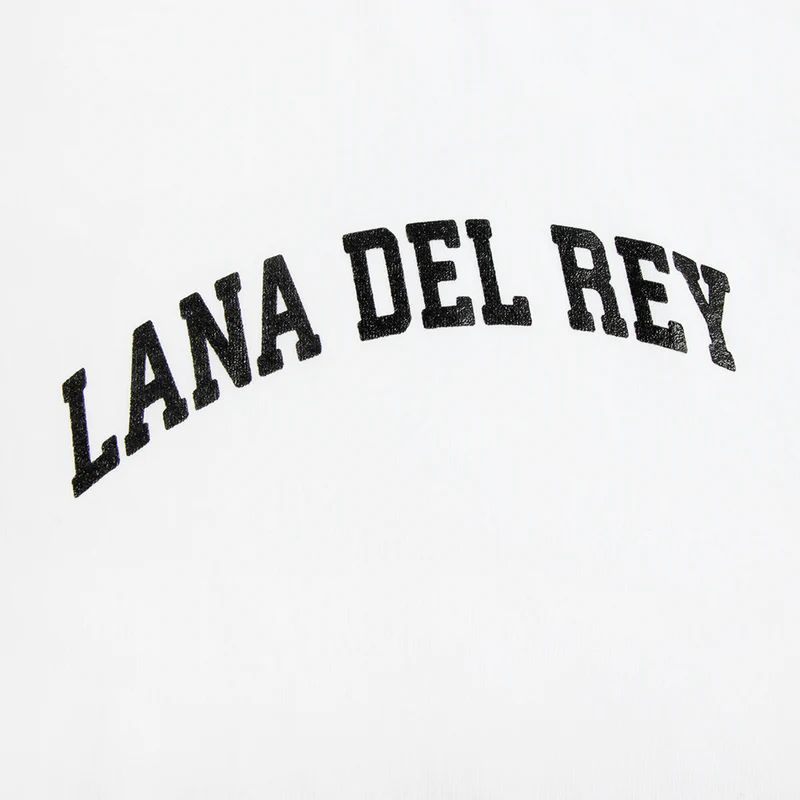 White T-Shirt With Lana Del Rey Logo