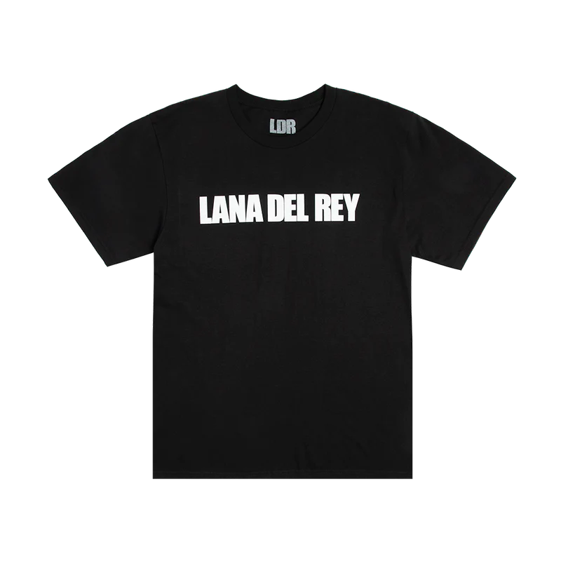 Black T-Shirt With Lana Del Rey Logo