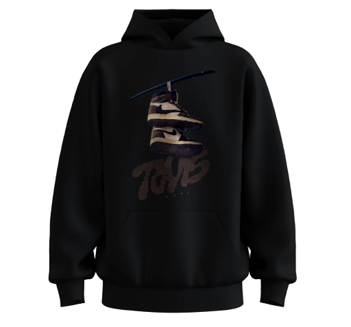 TRAVIS SCOTT JORDAN BLACK HOODIE