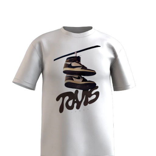 TRAVIS SCOTT JORDAN WHITE T-SHIRT