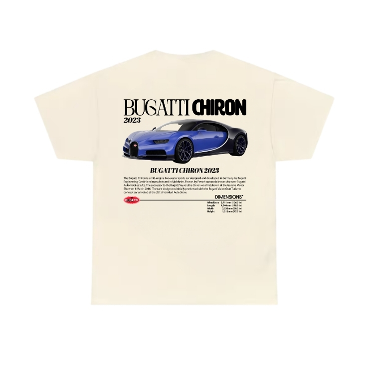 Bugatti Chiron 2023 Beige T-Shirt