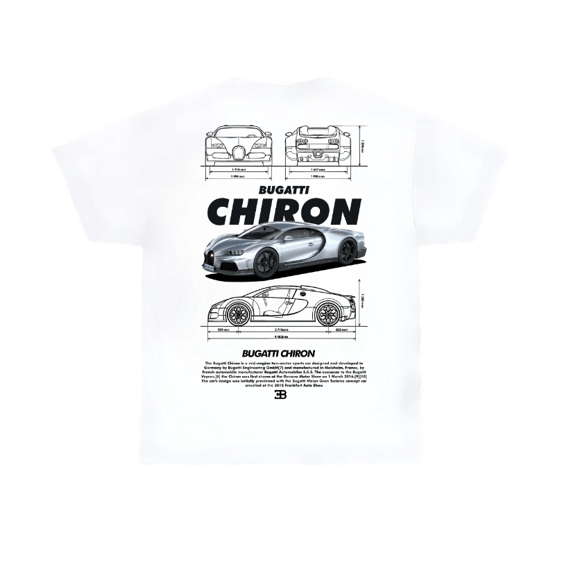 Bugatti Chiron White T-Shirt