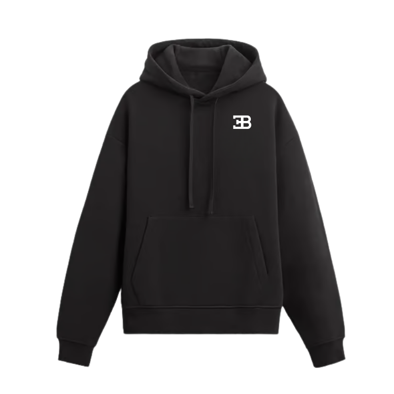 Bugatti Type 57 SC Black Hoodie