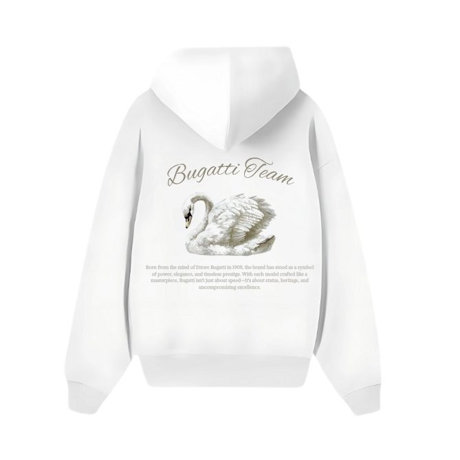 Bugatti Team Swan White Hoodie