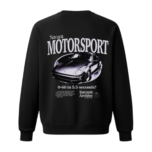 Porsche Motorsport Black Hoodie