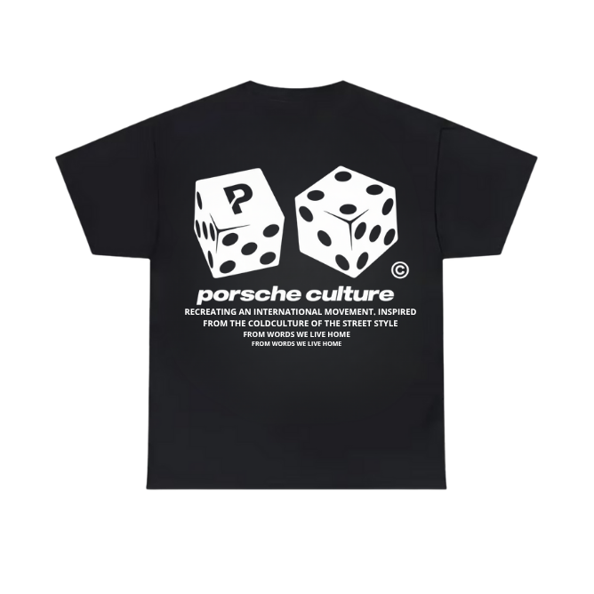 Porsche Culture Black Oversize T-Shirt