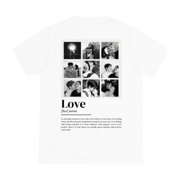 Playera Oversize 230 gramos Love Everywhere PERSONALIZABLE