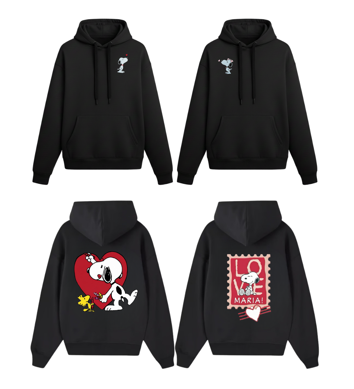 Conjunto Snoopy Love Personalizable