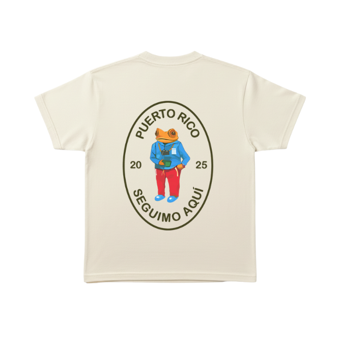 PLaYERA BLaNCA Y BeIGE PUeRTo RiCO SEGuIMOS AQuI