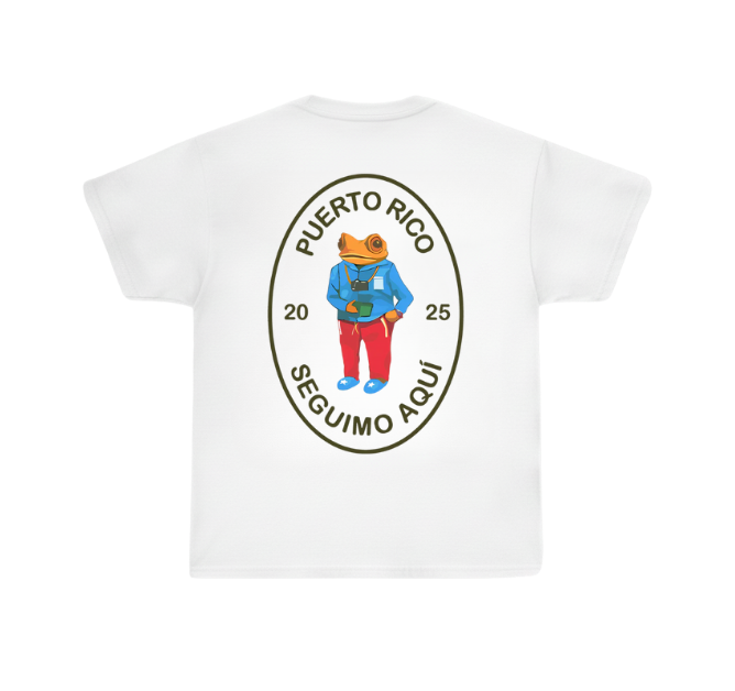 PLaYERA BLaNCA Y BeIGE PUeRTo RiCO SEGuIMOS AQuI