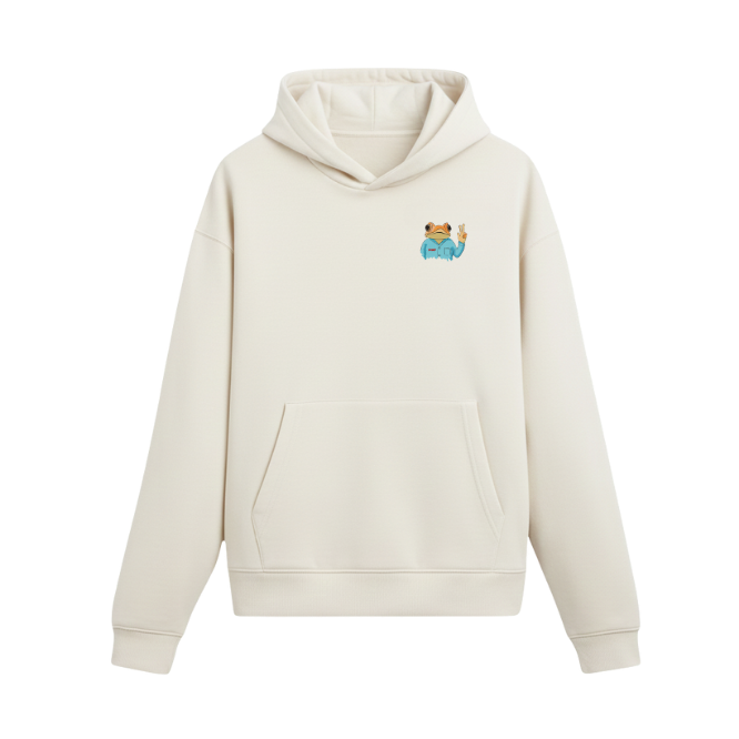 HOoDIE BeIGE SaPO CoNCHO