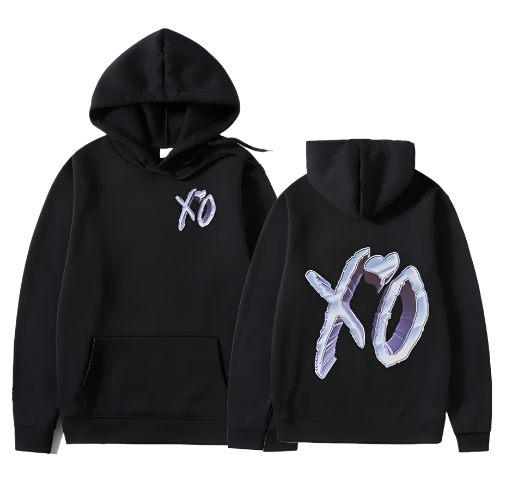 Singer The Weeknd-Sudadera  X O 