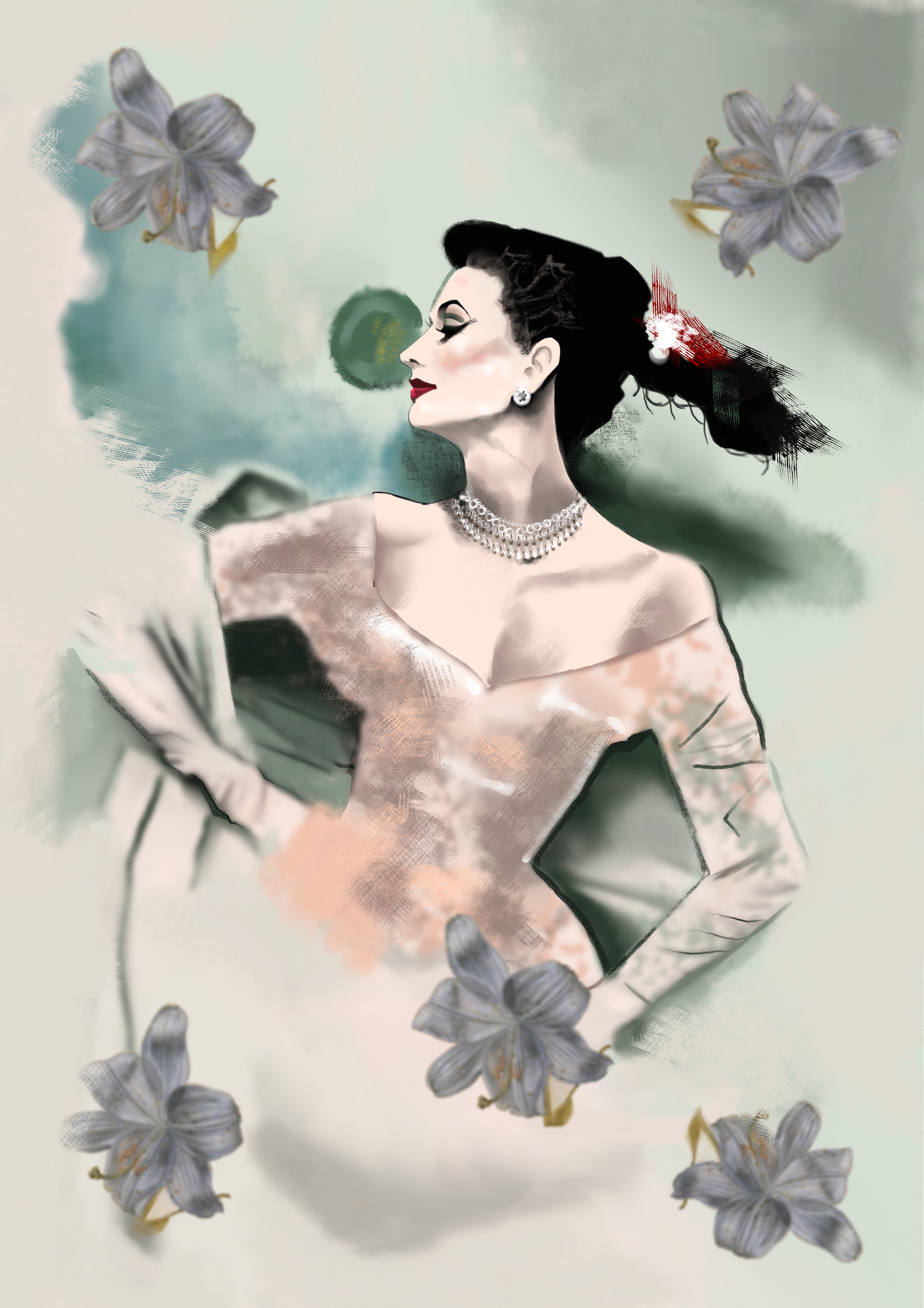 Ilustración. Old Balenciaga