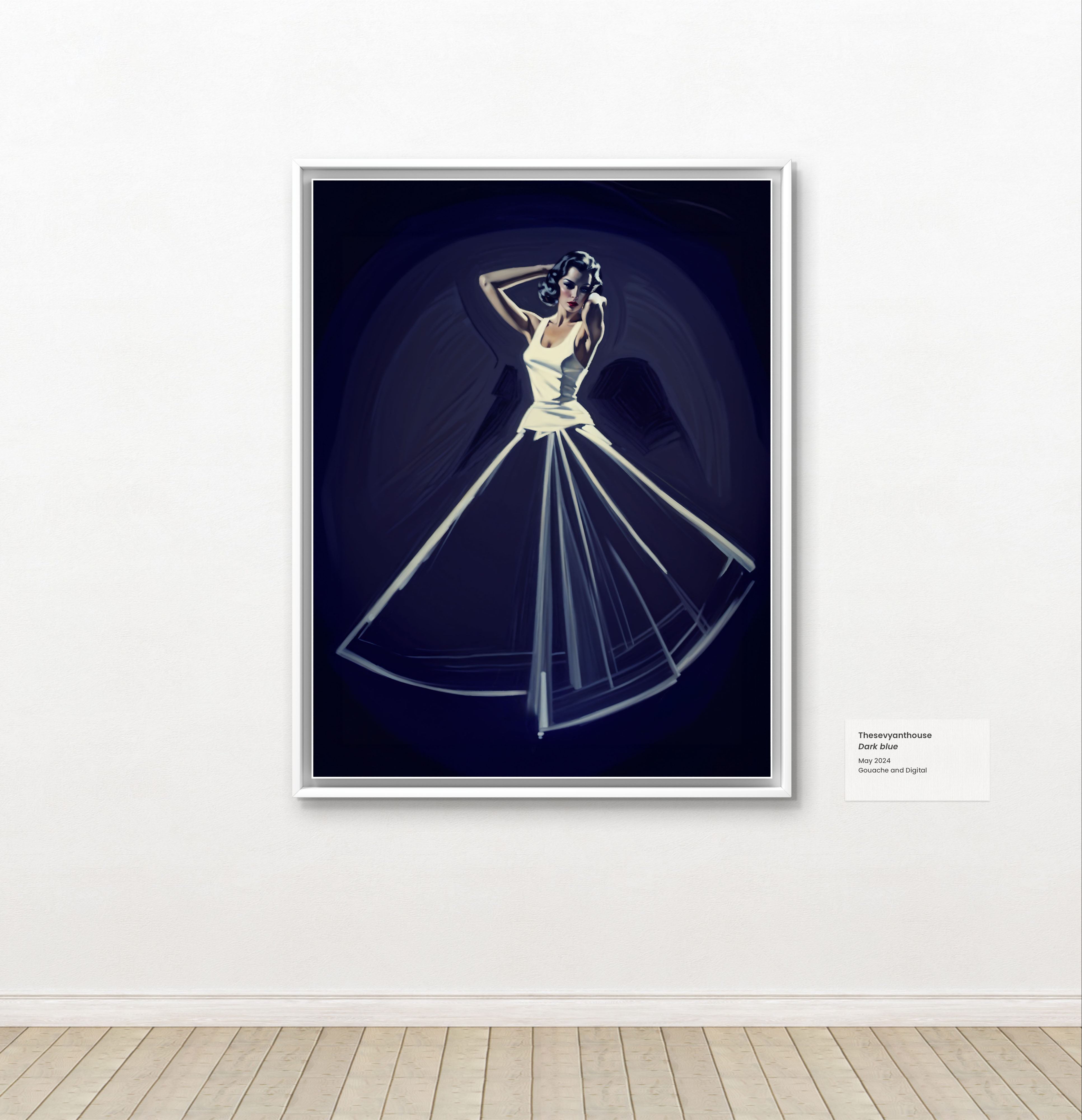 Ilustración. Dark blue