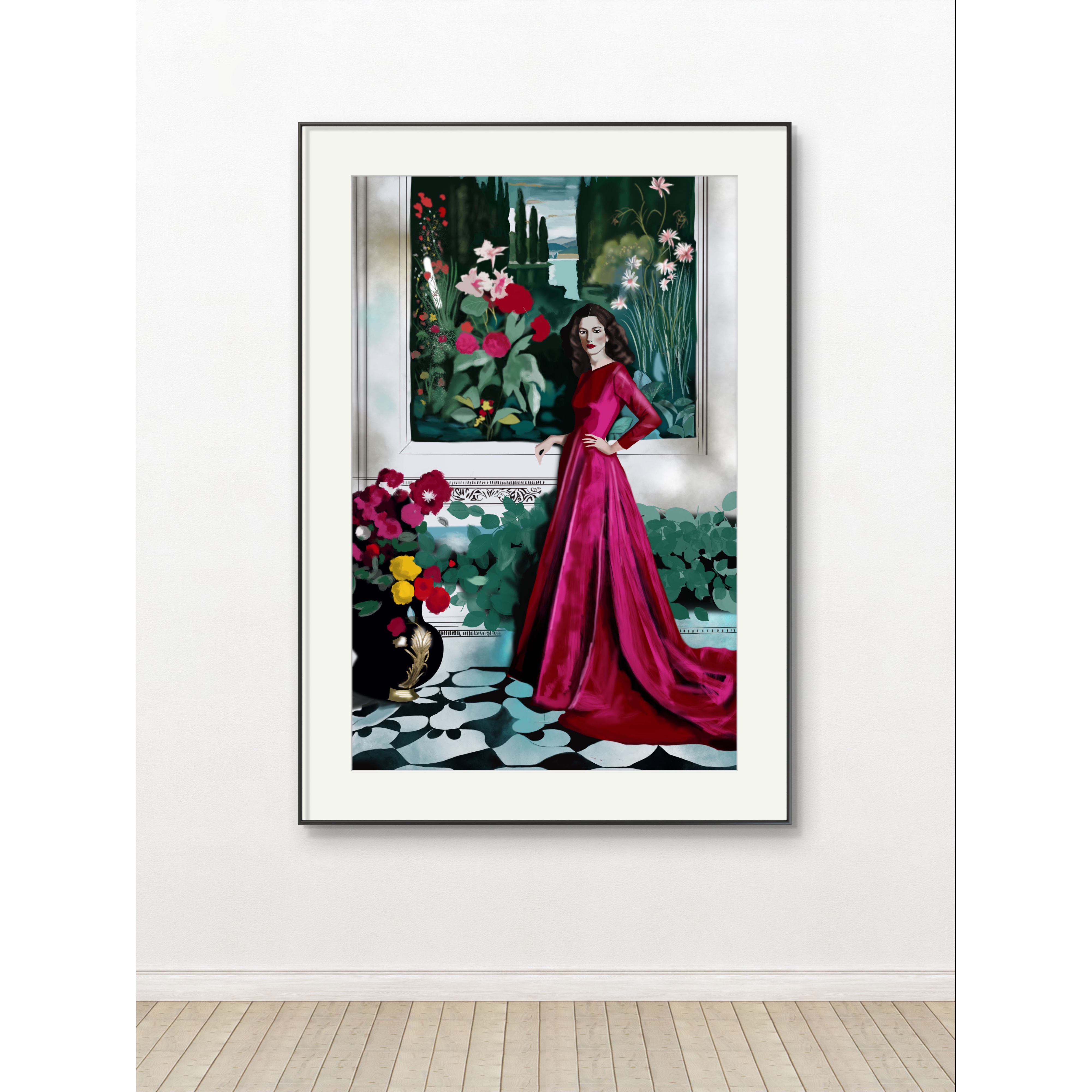 Entre cipreses y rosas: Un retrato veneciano