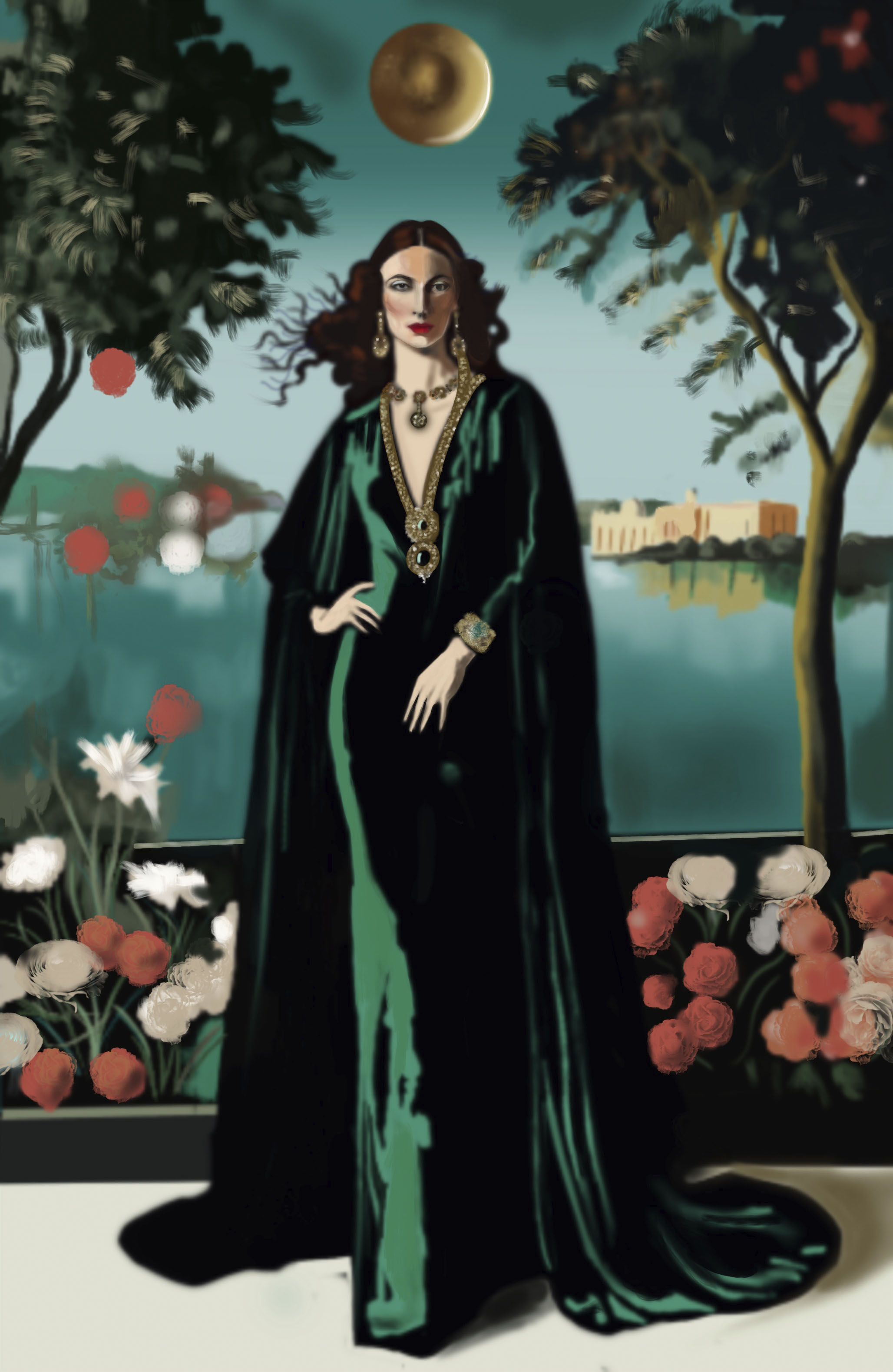 La guardiana del jardín.