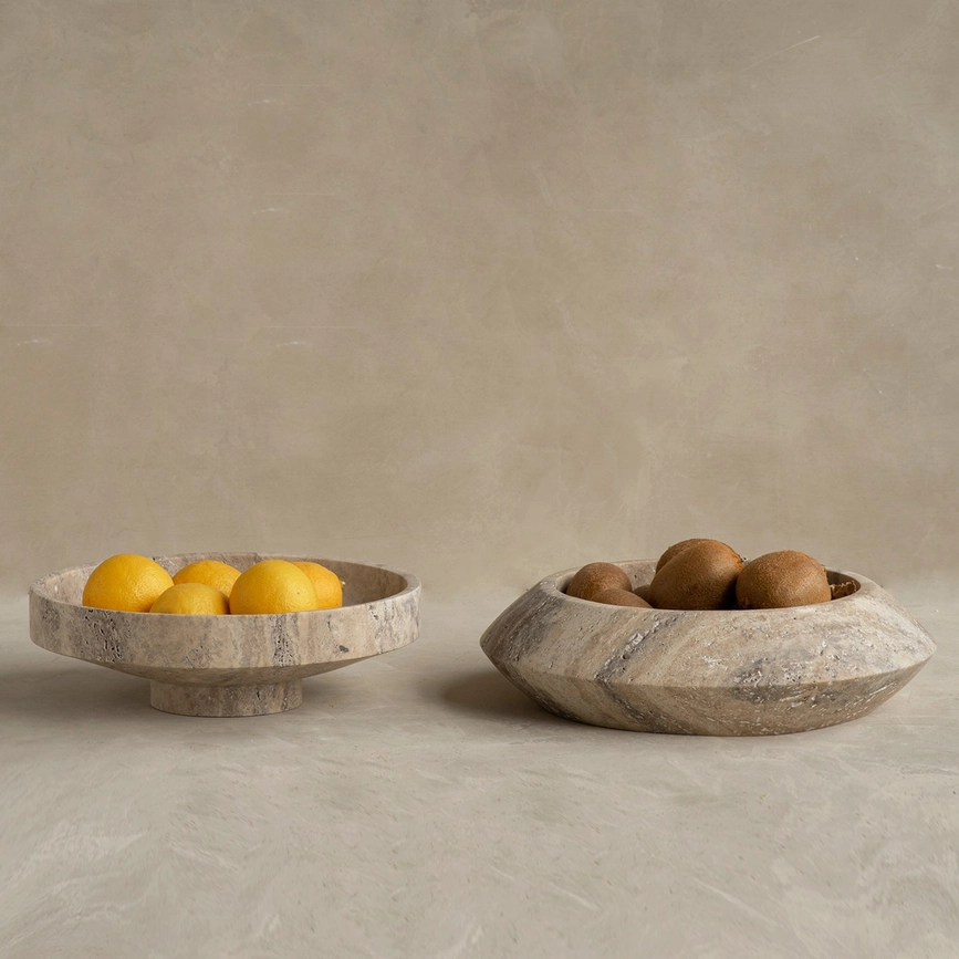 Decorative Stone Fruit Bowls