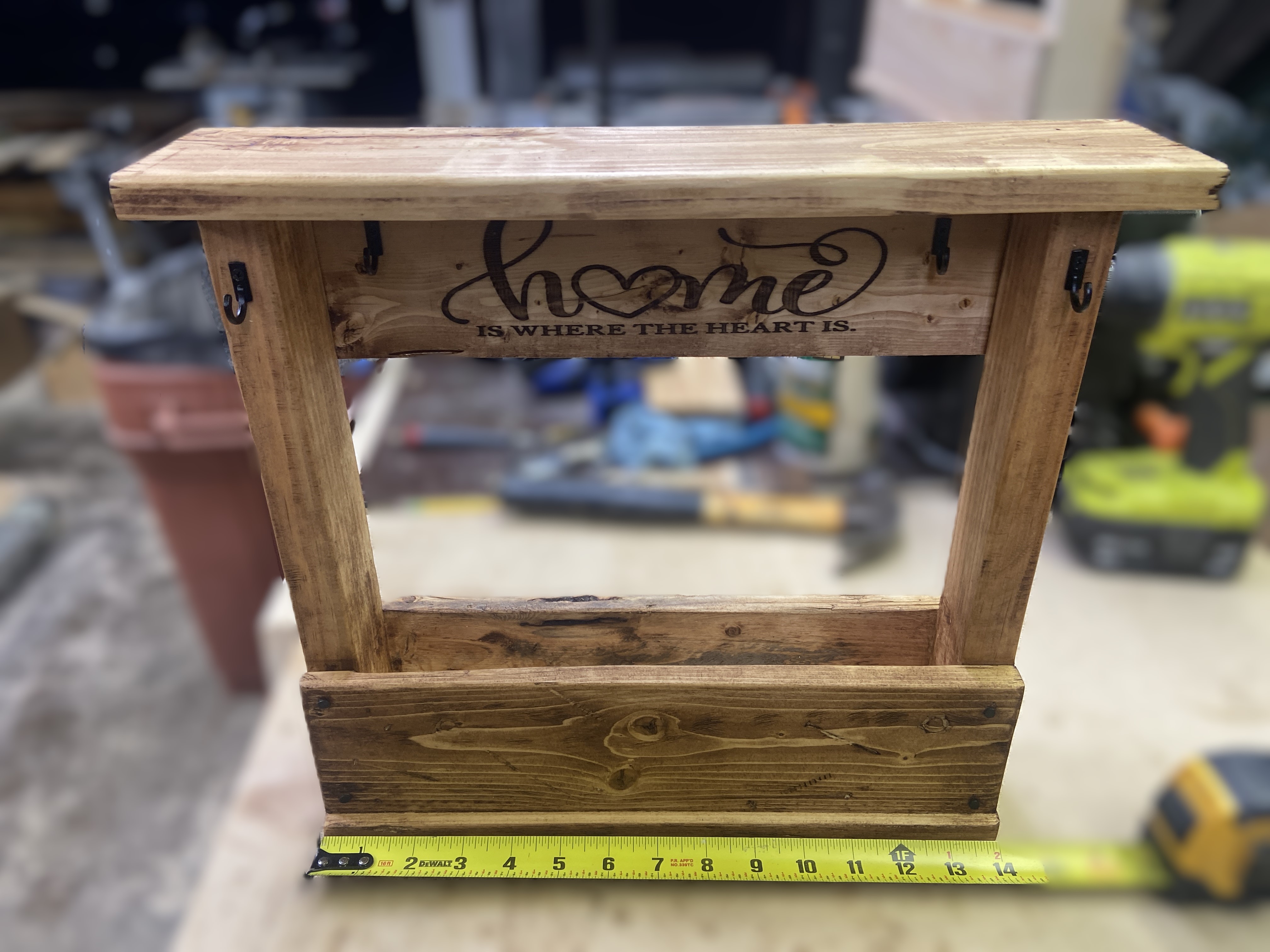 Laser Engraved Mail / Key Holder