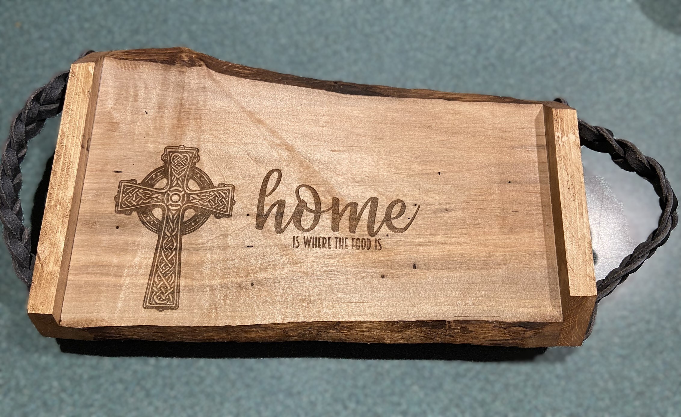 Lazer Engraved Serving/Cheese Tray