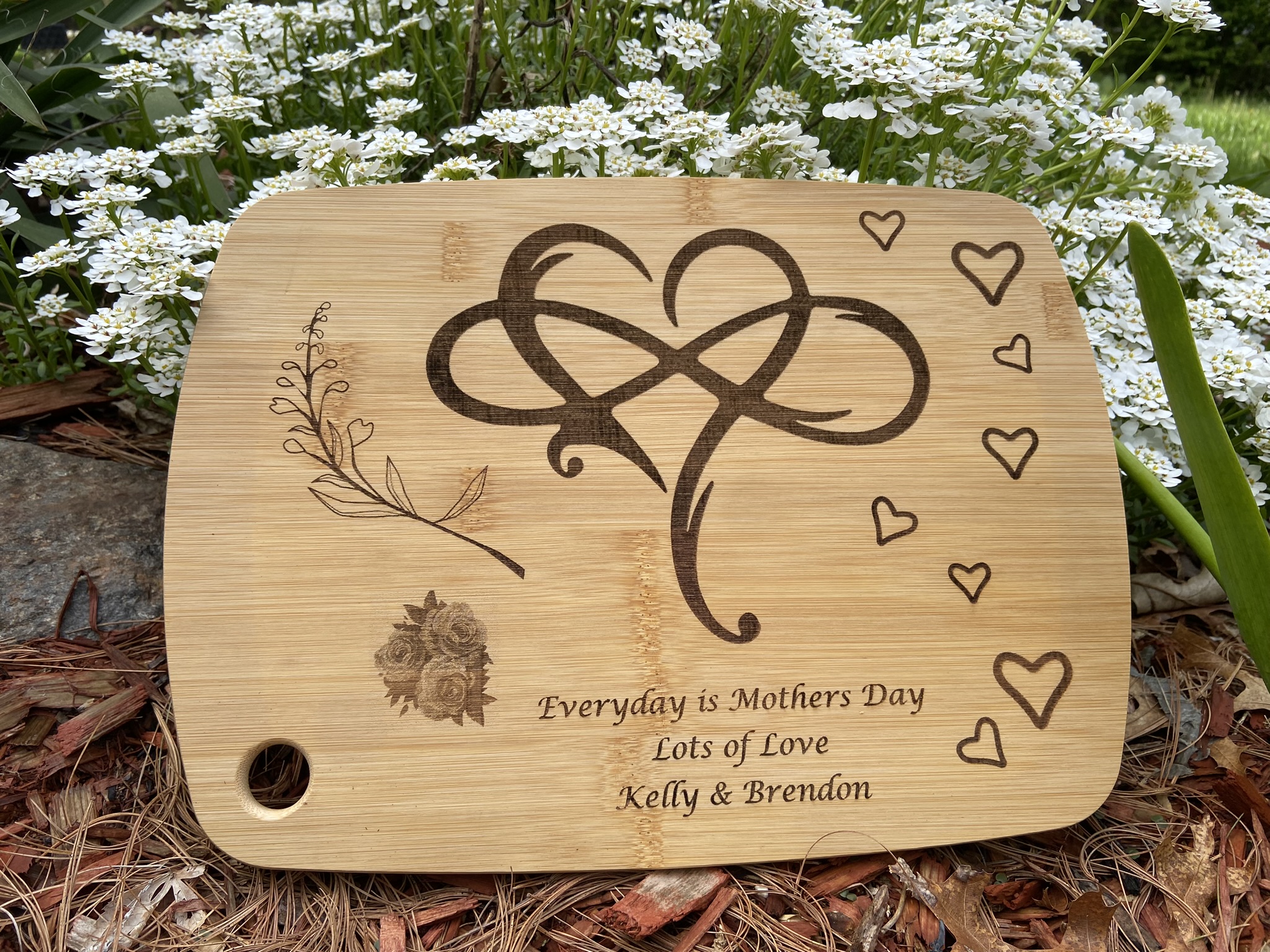 Lazer Engraved Cutting Board