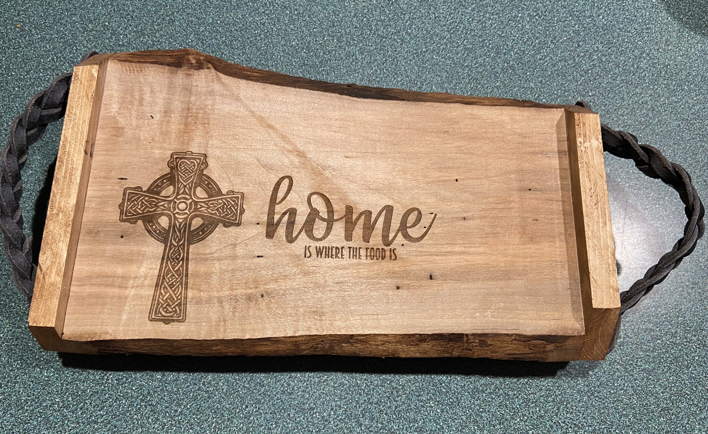 Lazer Engraved Serving/Cheese Tray