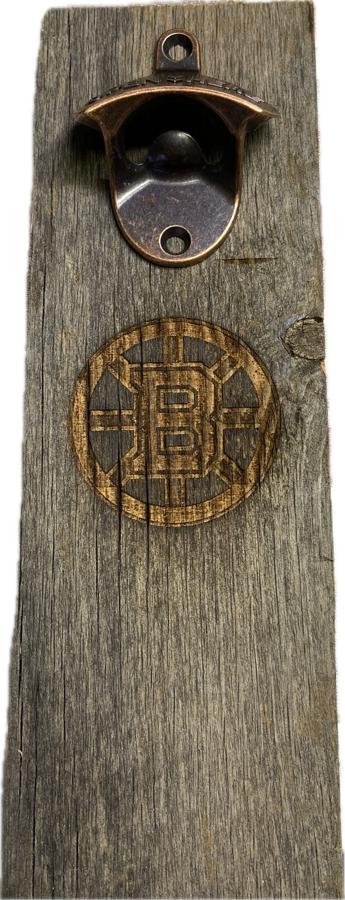 Laser Engraved Bottle Opener with top cap holder