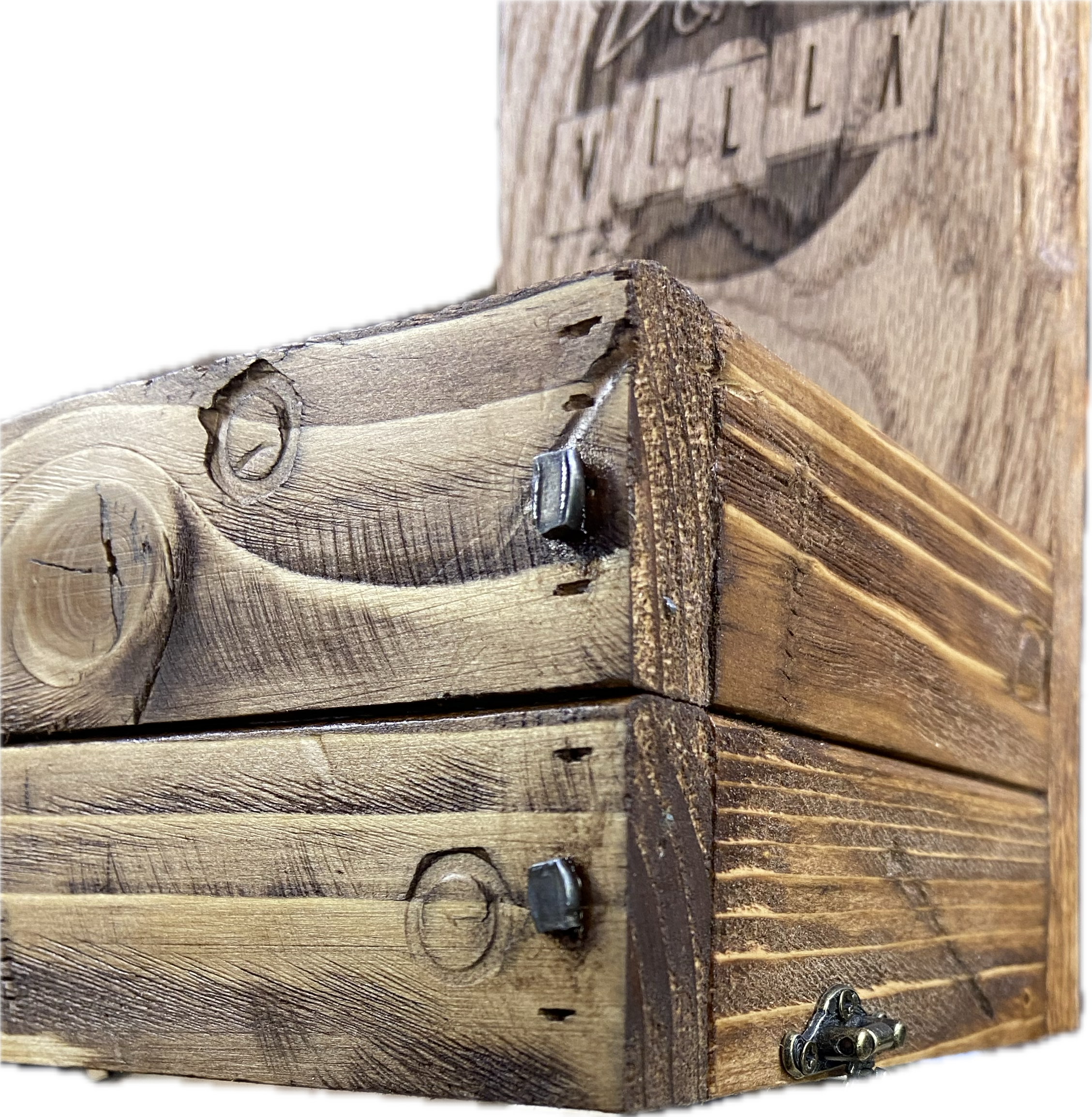 Laser Engraved Bottle Opener with top cap holder