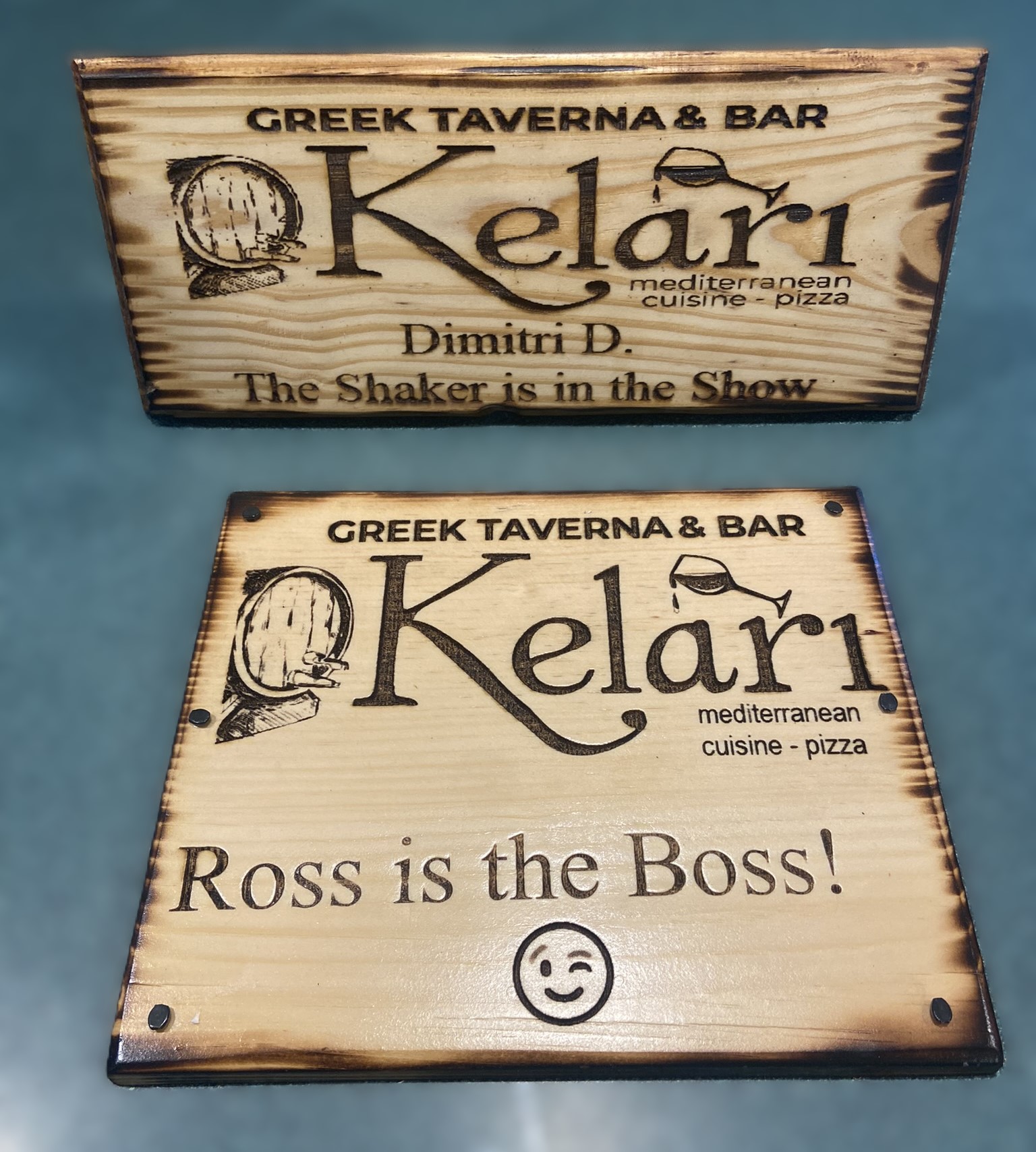 Company Laser Engraved Sign