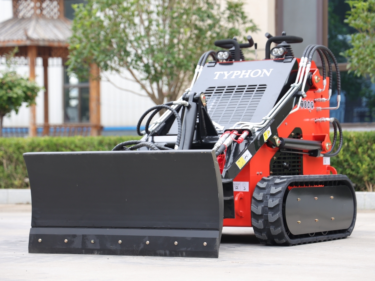 Efficient Skid Steer Loader with Bull Dozer Attachment – USA