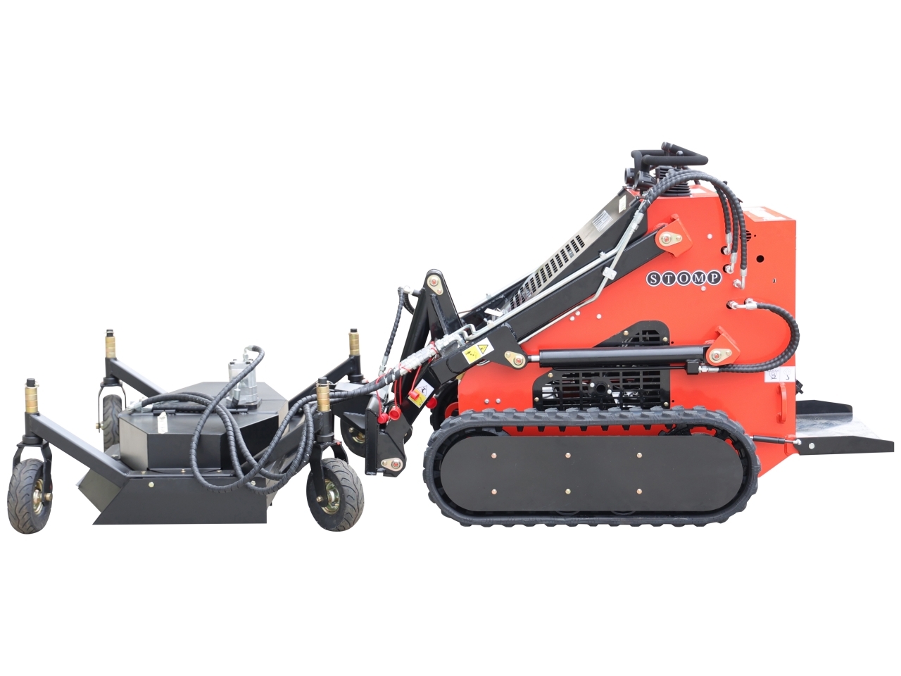 Skid Steer Loader Lawn Mower Front-Mounted, Efficient, Versatile Attachment in the USA