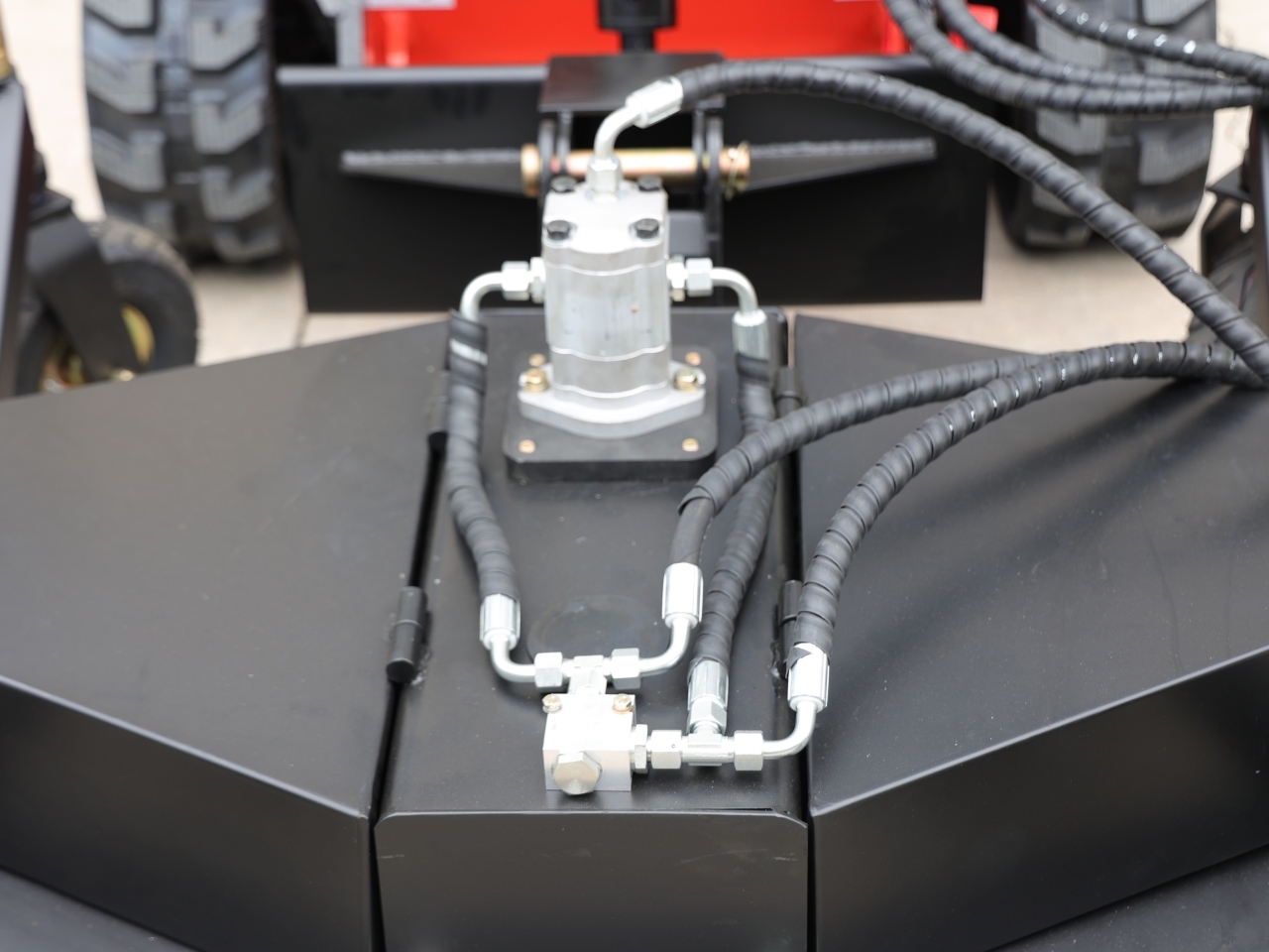 Skid Steer Loader Lawn Mower Front-Mounted, Efficient, Versatile Attachment in the USA