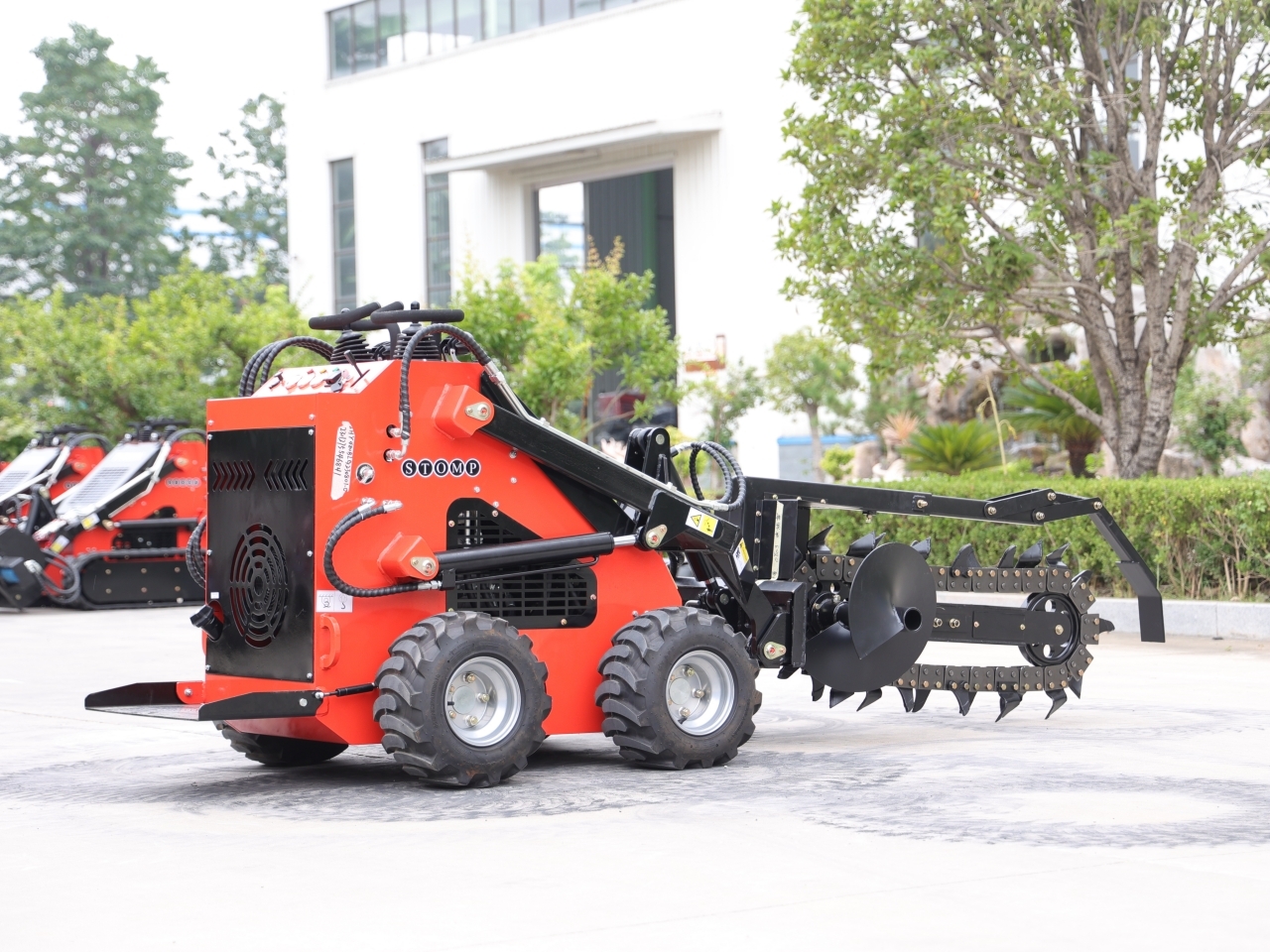 Skid Steer Loader Trencher Attachment: Power and Precision in One