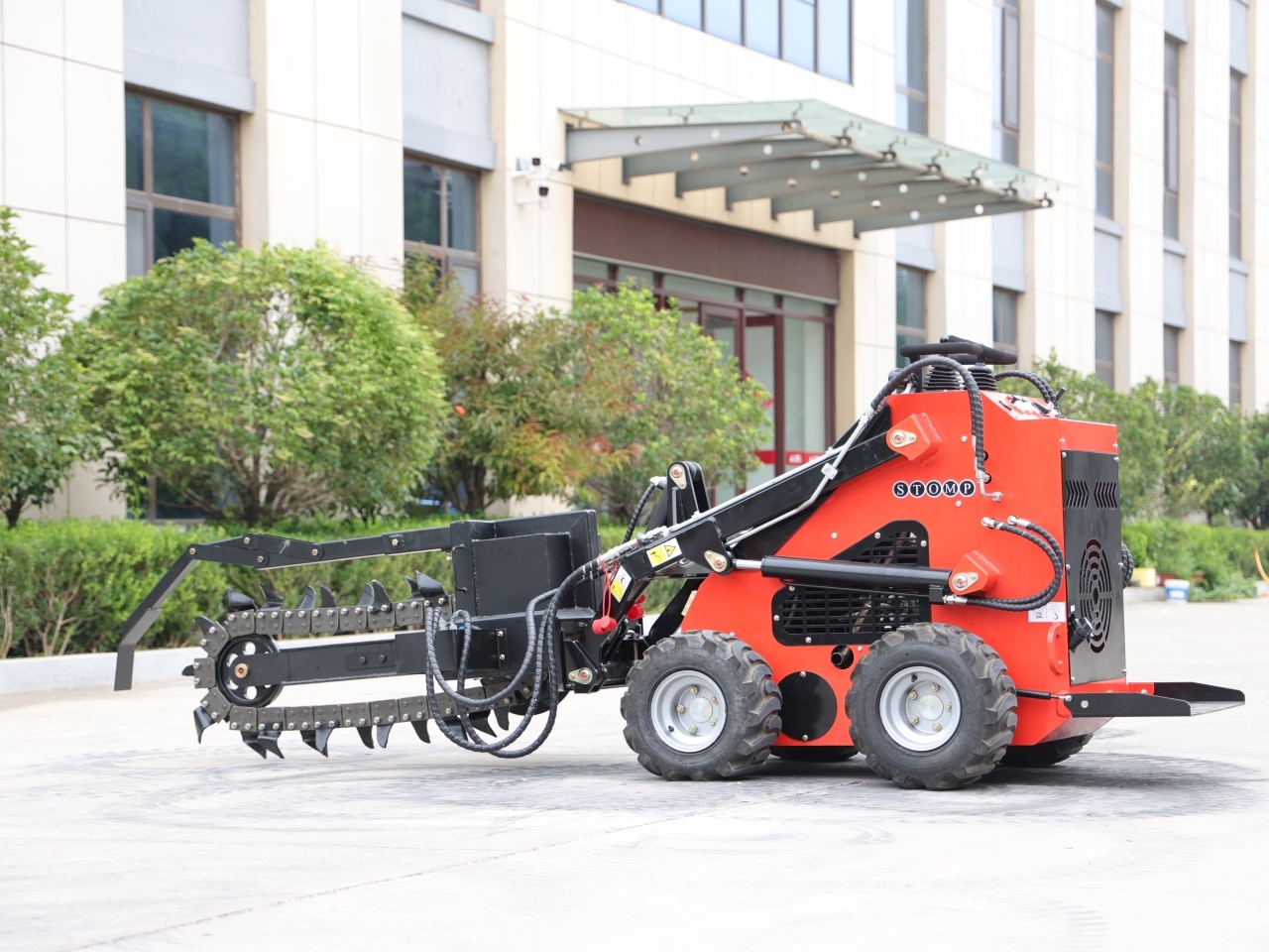Skid Steer Loader Trencher Attachment: Power and Precision in One