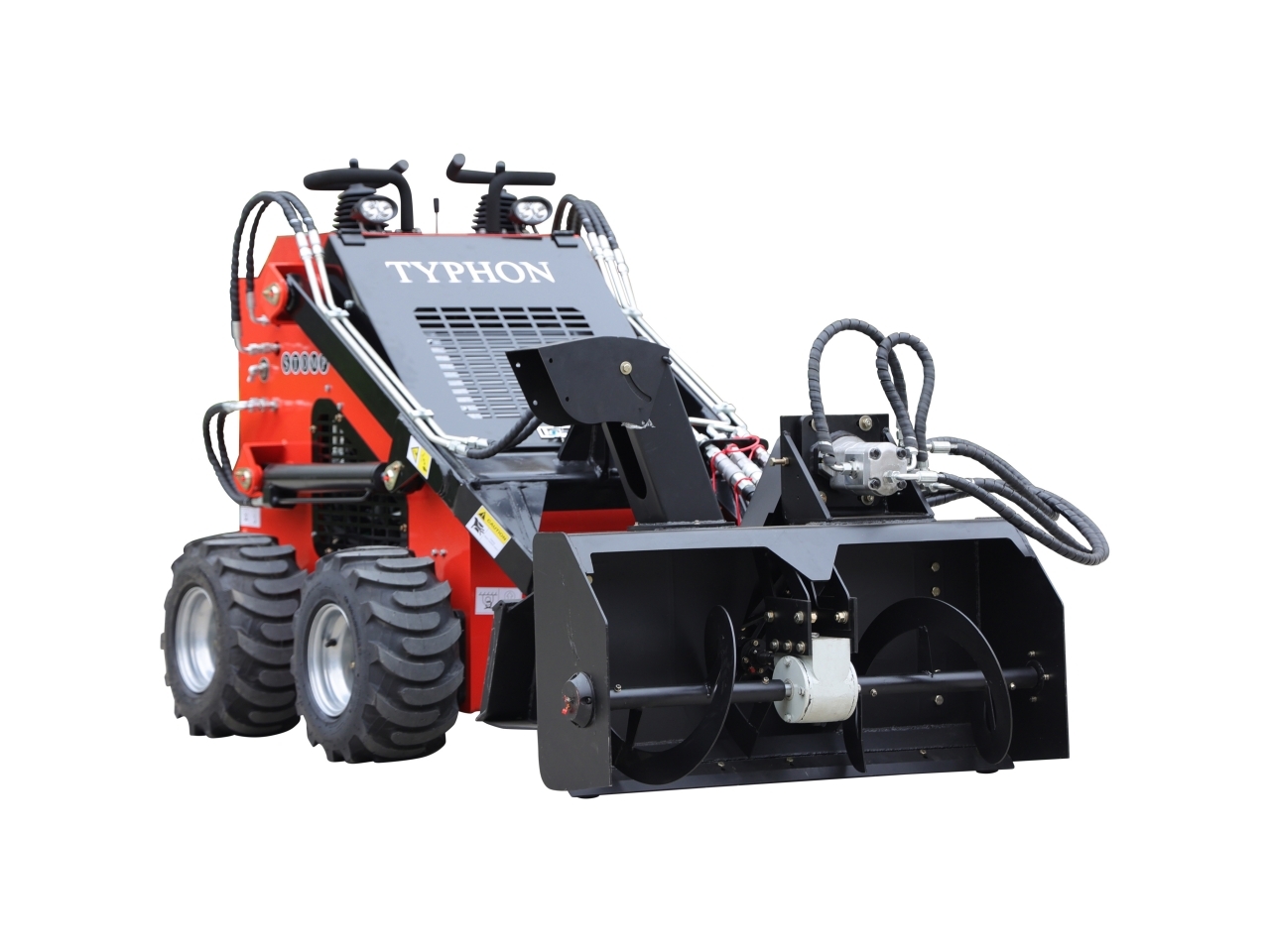 TYPHON Skid Steer Loader Snow Blower Attachment USA With Ultimate Tool