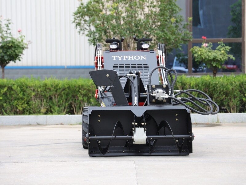 TYPHON Skid Steer Loader Snow Blower Attachment USA With Ultimate Tool