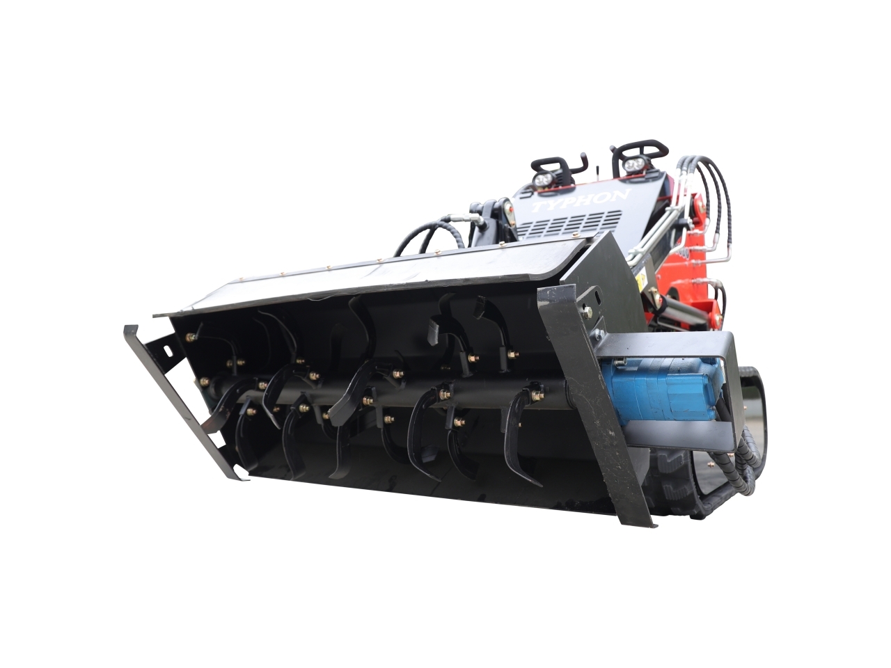Skid Steer Loader with Rotary Plow Tiller – Boost Your Land Management