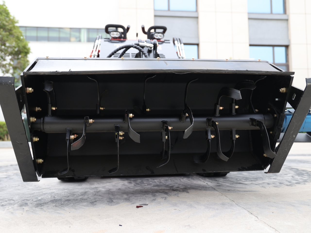 Skid Steer Loader with Rotary Plow Tiller – Boost Your Land Management