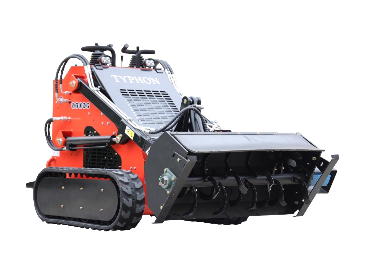 Skid Steer Loader with Rotary Plow Tiller – Boost Your Land Management