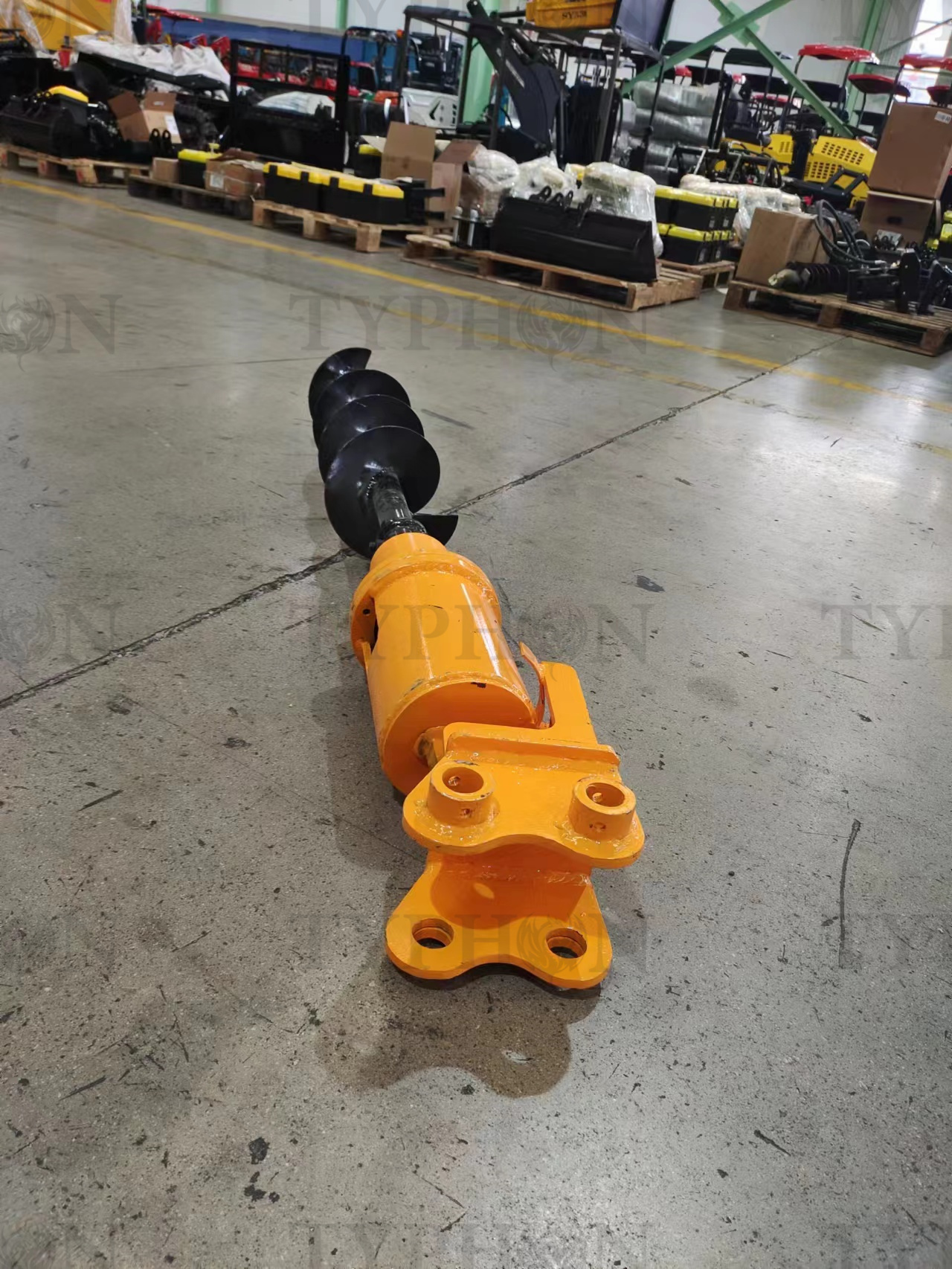 2.5 Ton Excavator Earth Auger – 8-Inch Hydraulic Post Hole Digger for Precision Digging