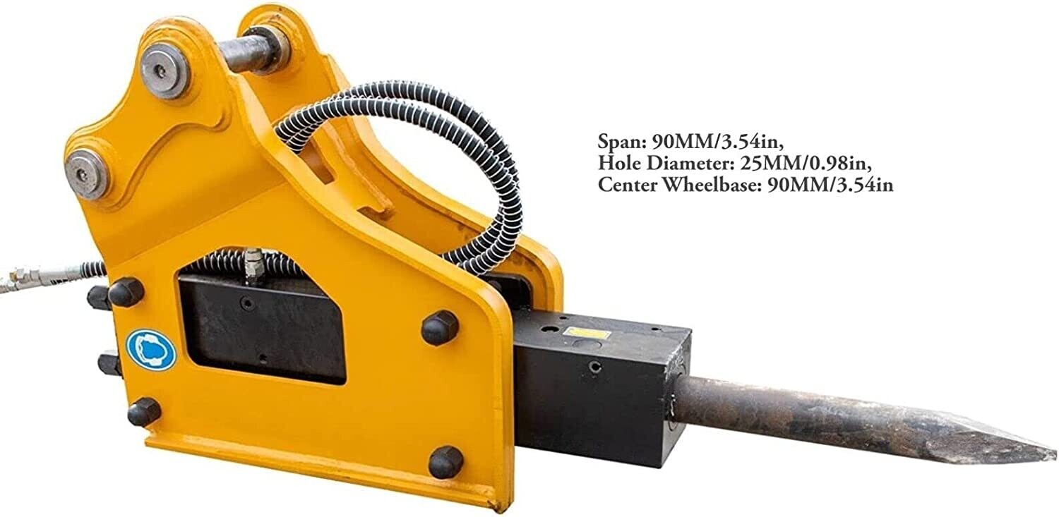 Hydraulic Break Hammer for Mini Digger | USA | Heavy Duty Attachment
