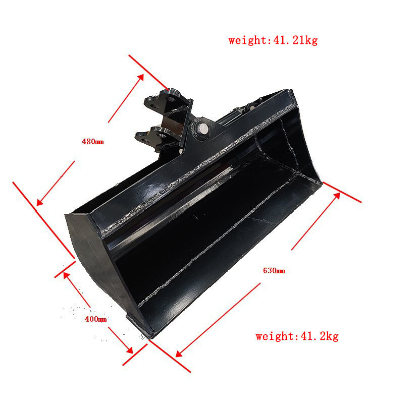 600mm Tilting Bucket for TYPHON Mini Excavators - USA Attachment