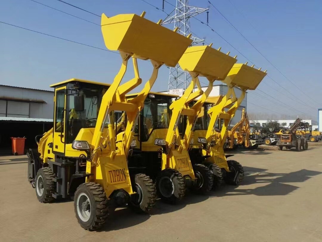 Brand New TYPHON TERROR 4WD Backhoe Loader – Heavy Duty USA-Made Construction Machine