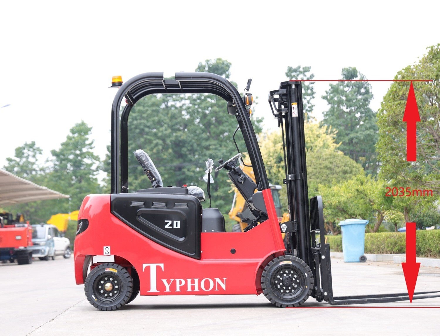 2024 TYPHON 2 Ton Electric Forklift – Powerful Lift Truck for USA Warehouses