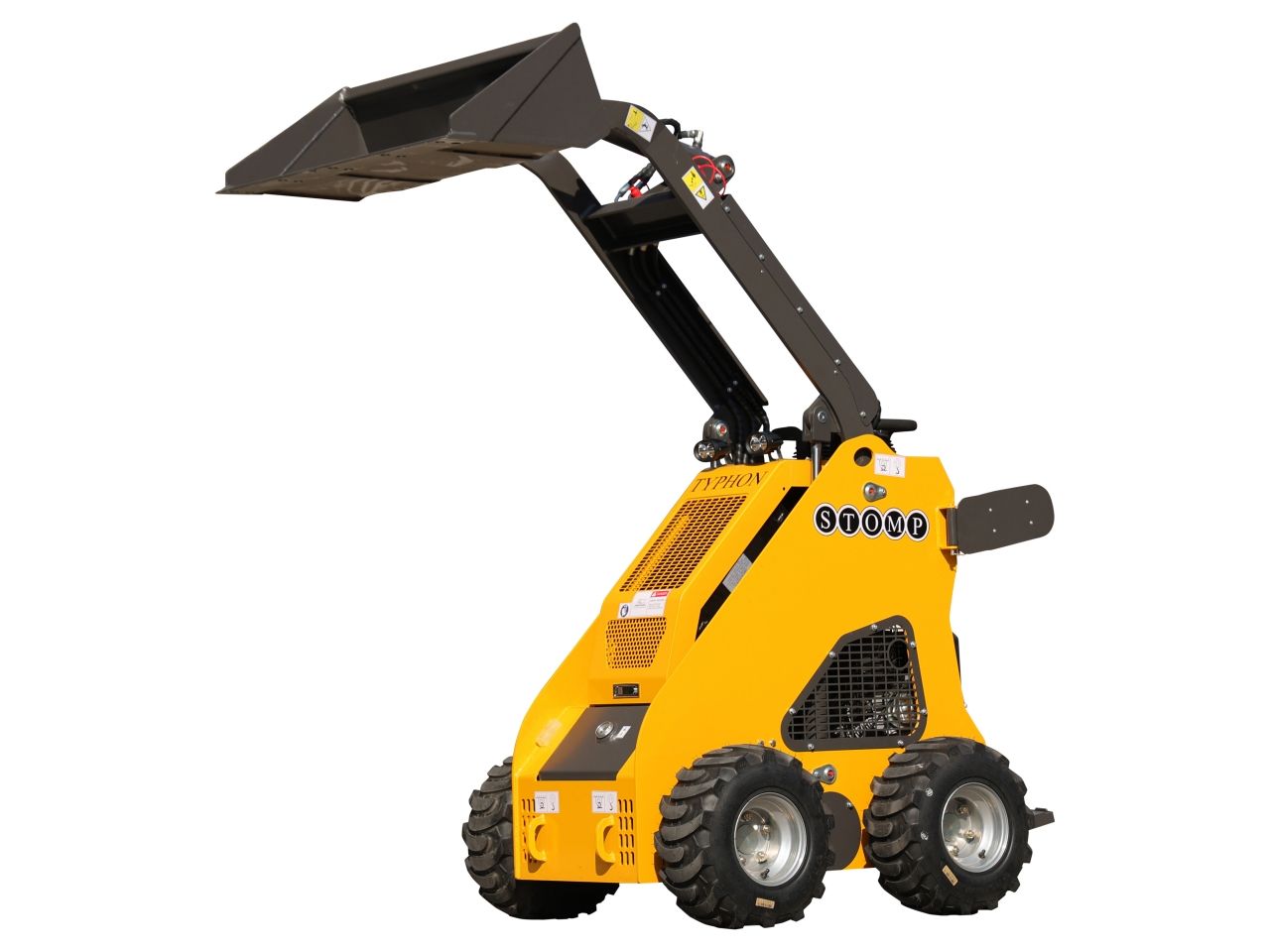 New TYPHON STOMP 1,600lbs Mini Skid Steer – 13.5hp Gas Engine EPA Certified USA