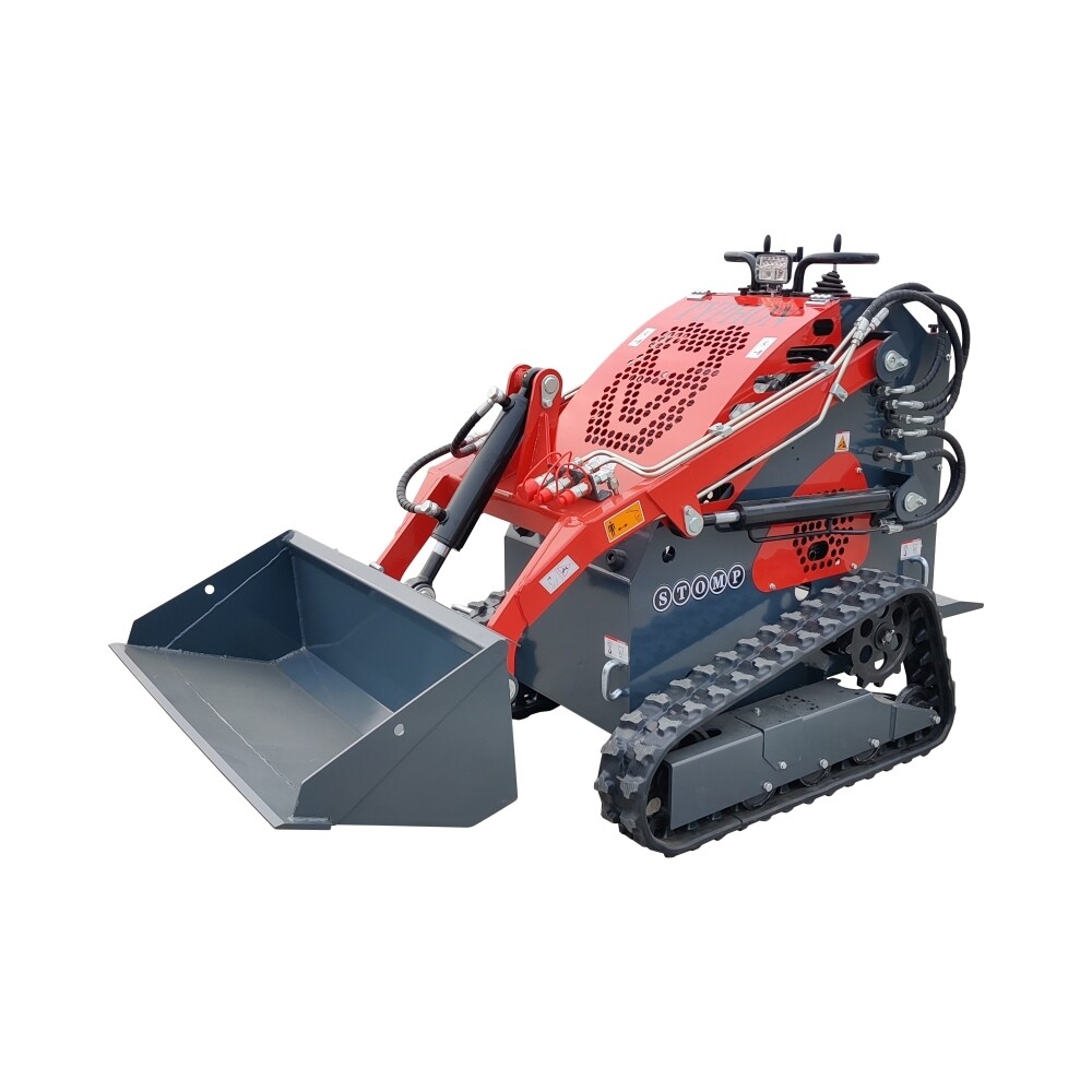 STOMP 1,760lbs Mini Skid Steer – 13.5hp Gas Engine, EPA Certified, USA