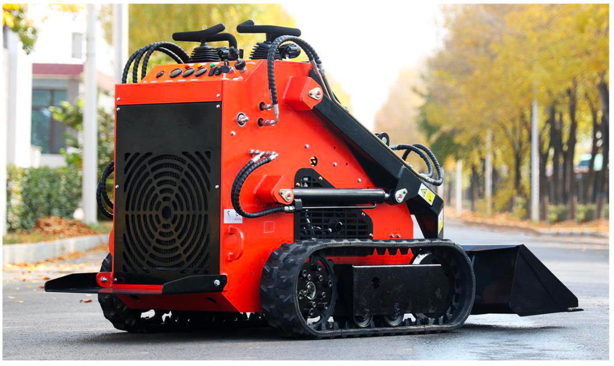 Tracked Skid-Steer Loader – 22.1 HP Honda EPA Gas Engine for Gardens, Farming